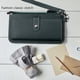 thumbnail image 3 of Cartera de mujer, cartera de mujer de piel sintética de gran capacidad., 3 of 5