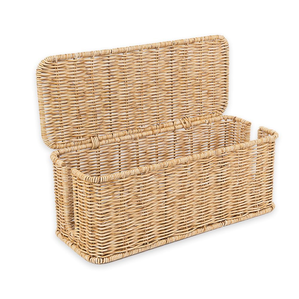 Caja Organizadora De Cables Cantalop Cords Organizer, Ratán
