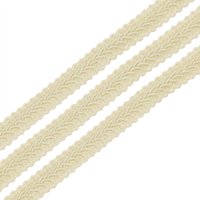 Cinta De Trenzado Uxcell Beige 1/2"" X 13 Yardas