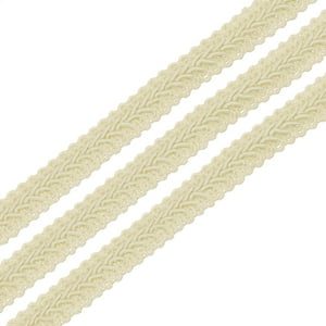 Cinta De Trenzado Uxcell Beige 1/2"" X 13 Yardas