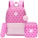 thumbnail image 1 of New Cute hot stamping love backpack Laptop bag girls backpack with Lunchbag and Penbag for school travelling picnic, 1 of 3