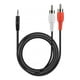 thumbnail image 1 of Cable Plug A 2 Rca Dblue 3 Metros negro, 1 of 3