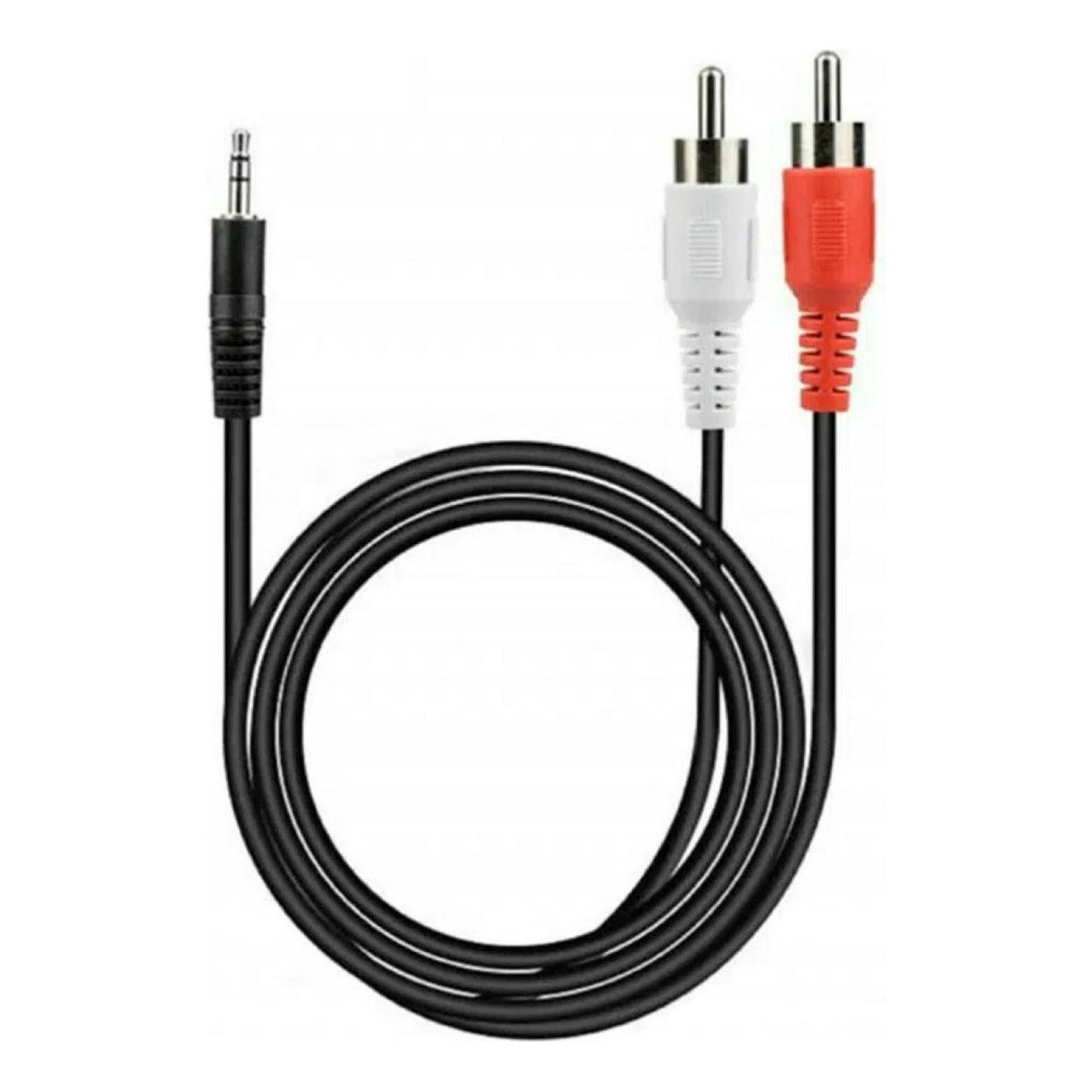 Cable Plug A 2 Rca Dblue 3 Metros Negro