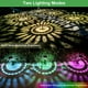 thumbnail image 2 of 2pcs/6pcs Solar Path Lights, Warm + Color Dual Mode Option, Outdoor Waterproof Solar Lawn Lights, Solar-powered Landscape Decoration Garden, Garden Lights, 2 of 4