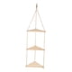 thumbnail image 3 of Estante de esquina, estantes flotantes, estante triangular, soporte de madera rústica, estante de almacenamiento para dormitorio, marcos de fotos para, 3 of 5