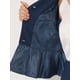thumbnail image 5 of INSPIRE CHIC Traje de Mujer Conjunto de Regreso a Clases para Maestras Trajes de Negocios Blazer Peplum sin Cuello Traje Formal de Falda Lápiz Conjunto de 2 Piezas XS Azul Oscuro, 5 of 6
