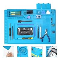 Genérica - Tapete Antiestatico Área De Trabajo 45 X 30 Cm, Almohadillas De Silicona Para Reparación De Teléfonos Móviles Y Ordenadores Con Propiedades Antiestáticas Magnéticas