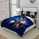 thumbnail image 3 of Nightmare Christmas Duvet Cover Quenn Size Set Her Jack His Sally Bedding Set 3 Pieces Soft Microfiber Quilt Cover, 3 of 5
