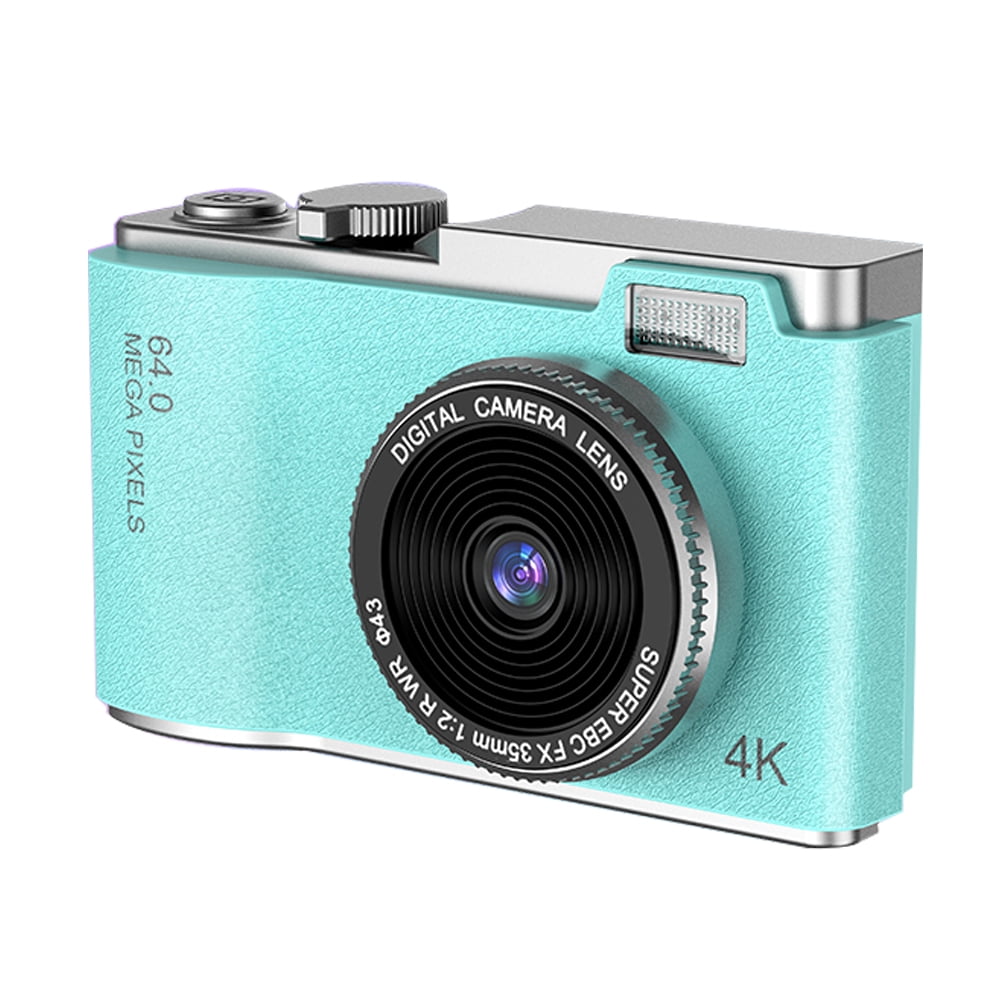 Cámara Retro Moda Digital 4k 64mp 16x Para Niños Y Adultos - Verde