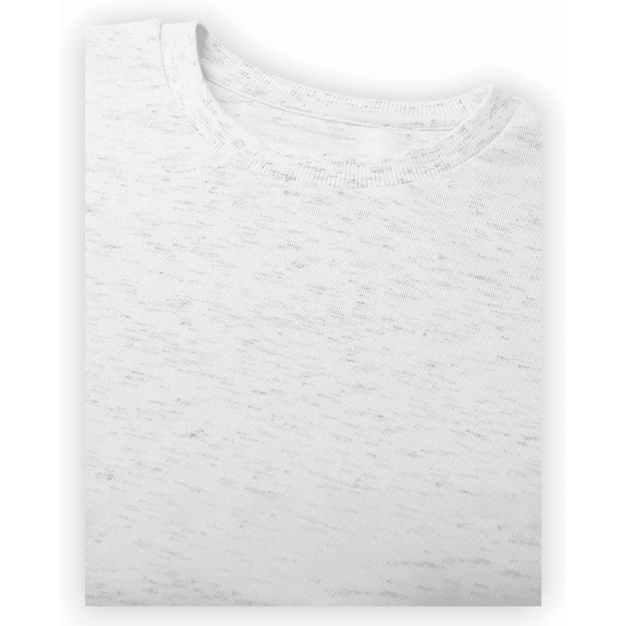 Home Fashion - Polera Hombre Manga Corta Cuello Redondo Blanco Talla L