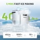 thumbnail image 2 of Fabricador de Hielo Nugget de Encimera KEENSTAR 18kg con Hielo Suave Masticable, 2 of 9