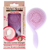 Cepillo Para El Cabello Michel Mercier Girlie Algodón De Azúcar Rosa Púrpura