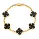 thumbnail image 1 of Pulsera black clover Dorado, 1 of 3
