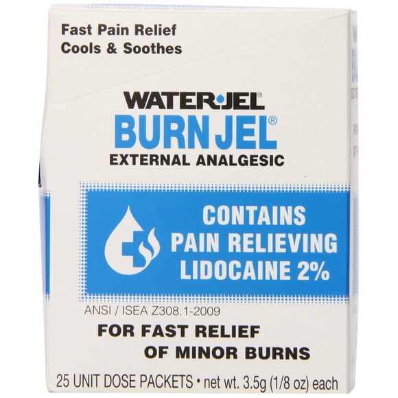 Gel Tópico Burn Jel Water Jel 600U-1 3.5g Paquete de 25