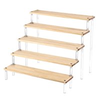 Magideal - Soportes De De Exhibición De Acrílico Transparente Soporte De Exhibición De Joyería Soporte De Exhibición De Joyería Para Coleccionables , 5 Niveles