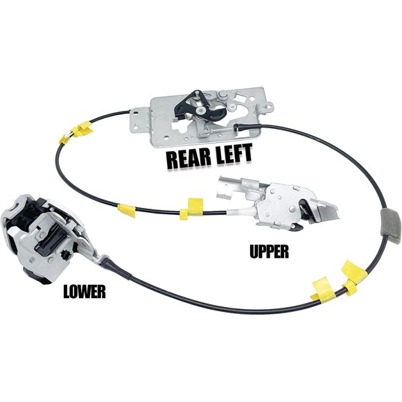 Cerrojo de puerta trasera con cable Forwinparts para Ford F-150 2004-2008 (lado izquierdo)