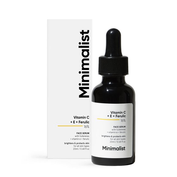Sérum facial minimalista, 20 ml, 16% de vitamina C con antioxidantes