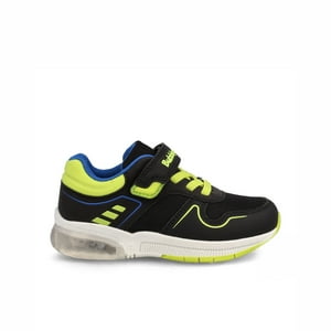 Zapatilla Niño Bubblegummers Ocean Negro - Verde Lima