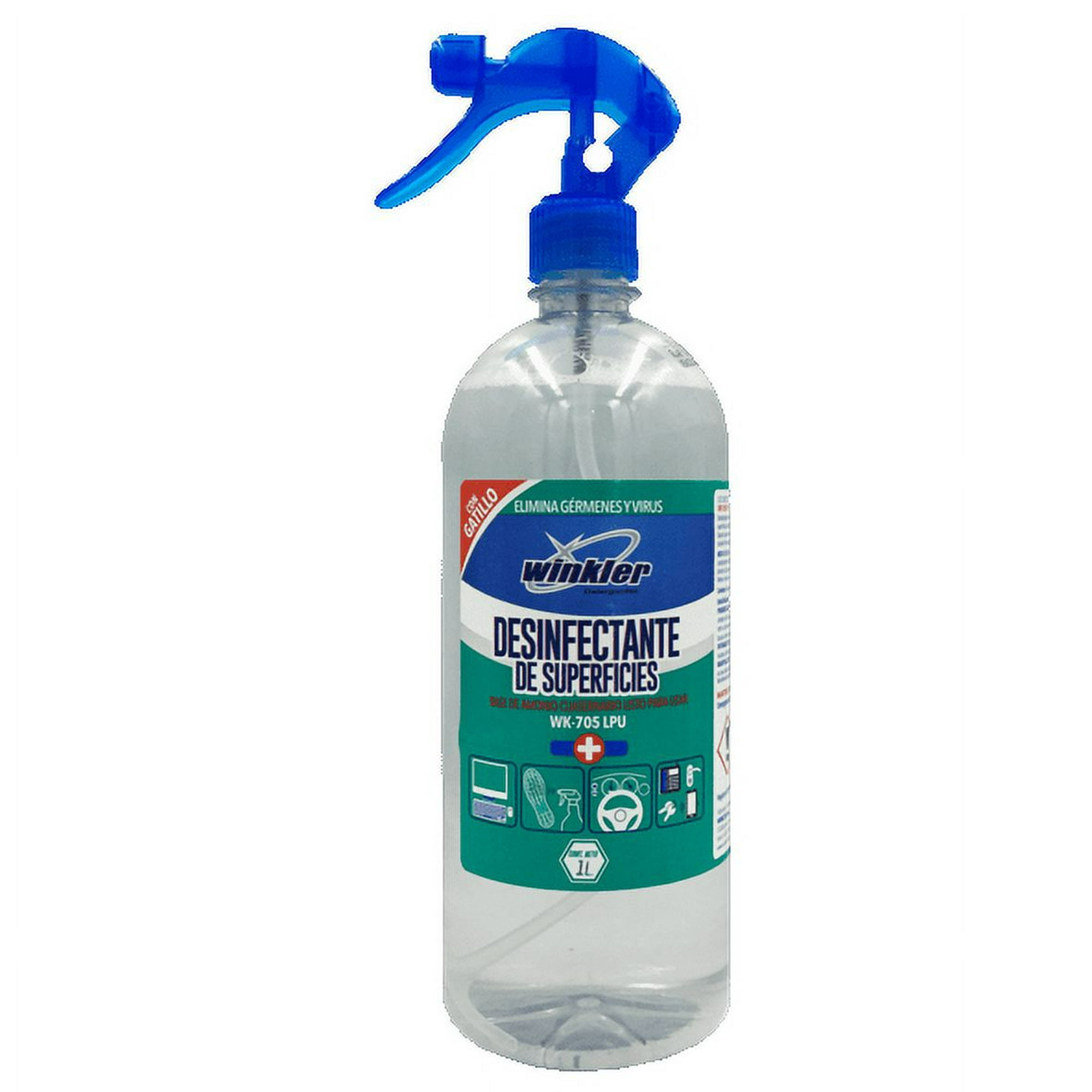 Desinfectante De Superficies Con Gatillo 1 L Wk-705 Lpu