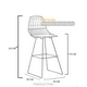 thumbnail image 2 of Silla De Bar Elegant Dorado, 2 of 3