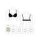 thumbnail image 4 of Bikini estilo sostén drapeado verde Talla S, 4 of 4