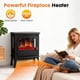 thumbnail image 3 of Chimenea eléctrica independiente Sweetcrispy 3D Flame de 26 pulgadas, 3 of 7