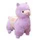 thumbnail image 4 of Alpaca Plush Fluffy Toy Mu?eco De Peluche Suave Regalo Del Día De Los Ni?os Purple_50cm, 4 of 5