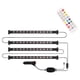 thumbnail image 4 of Luces Interiores Del Coche Kits De Iluminación Debajo Del Tablero 18 Tiras De Luz LED Para SUV, Barco, 4 of 5