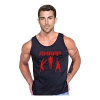 Persodesign - Polera Amrap Crossfit Lover Tank Musculosa Wod Deporte Talla M Negro Hombre