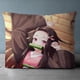 thumbnail image 3 of Juego de funda nórdica Dem-on- Kill-er Ne-Zuko An-ime Girl, % -Ropa de cama de microfibra- Se, 3 piezas- Ultra suave y agradable para la piel -Edredón -Funda Se-, 3 of 3