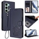 thumbnail image 2 of Infinix Hot 50 5G Funda Billetera con Estampado de Gato, Azul, 2 of 6