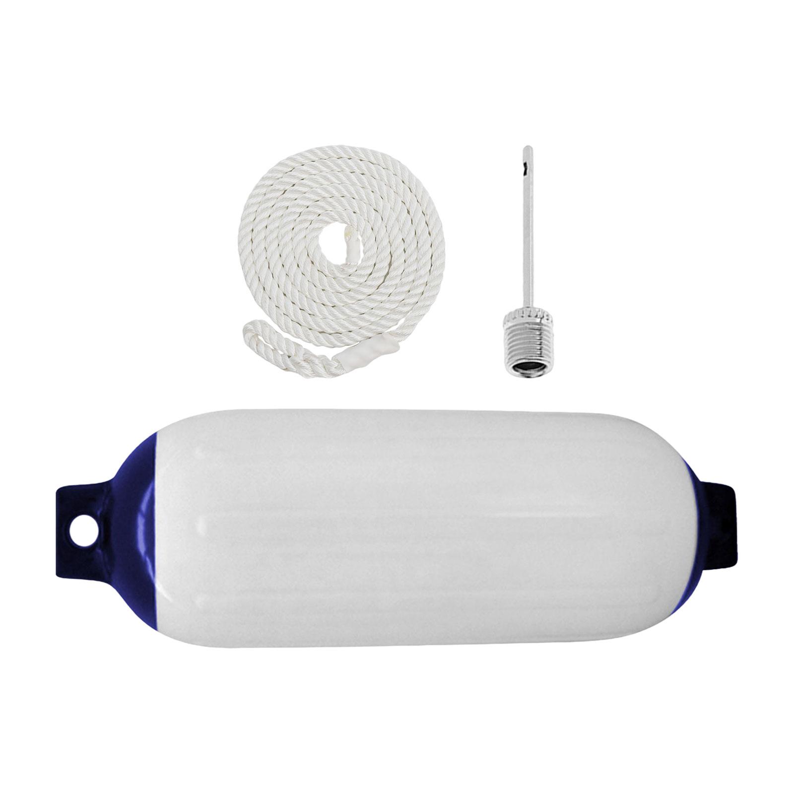 Magideal - Guardabarros De Barco Marino, Accesorios De Barco Anticolisión, 4X16 Pulgadas Con Protección De Cuerda Y Aguja, Parachoques De Barco Inflable Para