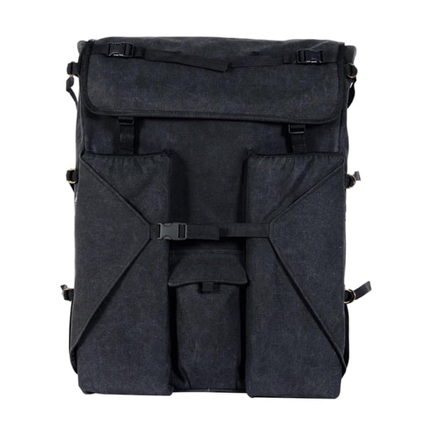 Portafolio De Artista Mochila Durable Viaje Artista Portafolio Llevar Bolso De Hombro Negro