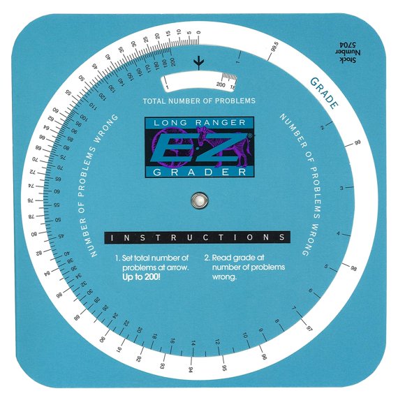 Calculadora de Calificaciones E-Z Grader Long Ranger Circular
