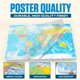 thumbnail image 2 of Póster de mapa del mundo Hambli 61 cm x 84 cm Escribe y borra, 2 of 8