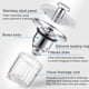 thumbnail image 5 of Tapón universal para lavabo, filtro de desagüe emergente para lavabo, convertidor de baño, tapón colador de desagüe con cesta recogedora de pelos., 5 of 8