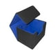 thumbnail image 1 of Caja De Baraja De Cartas Coleccionables, Caja De Almacenamiento Para Dados, Contenedor Premium, Estuche Para Tarjetas De Organización, Negro Y Azul, 1 of 5