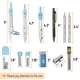 thumbnail image 3 of Geometry Set Mr. Pen, 15 unidades, con funda transportadora con brazo oscilante, azul, 3 of 9