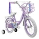 thumbnail image 1 of Bicicleta Infantil Morada Niña Rodada 16 Con Canasta Color Morado Tamaño Del Cuadro S, 1 of 9