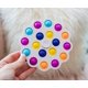 thumbnail image 4 of Juego de burbujas Fidget Toy Spinner BOB Gift Pop White con 18 botones, 4 of 8