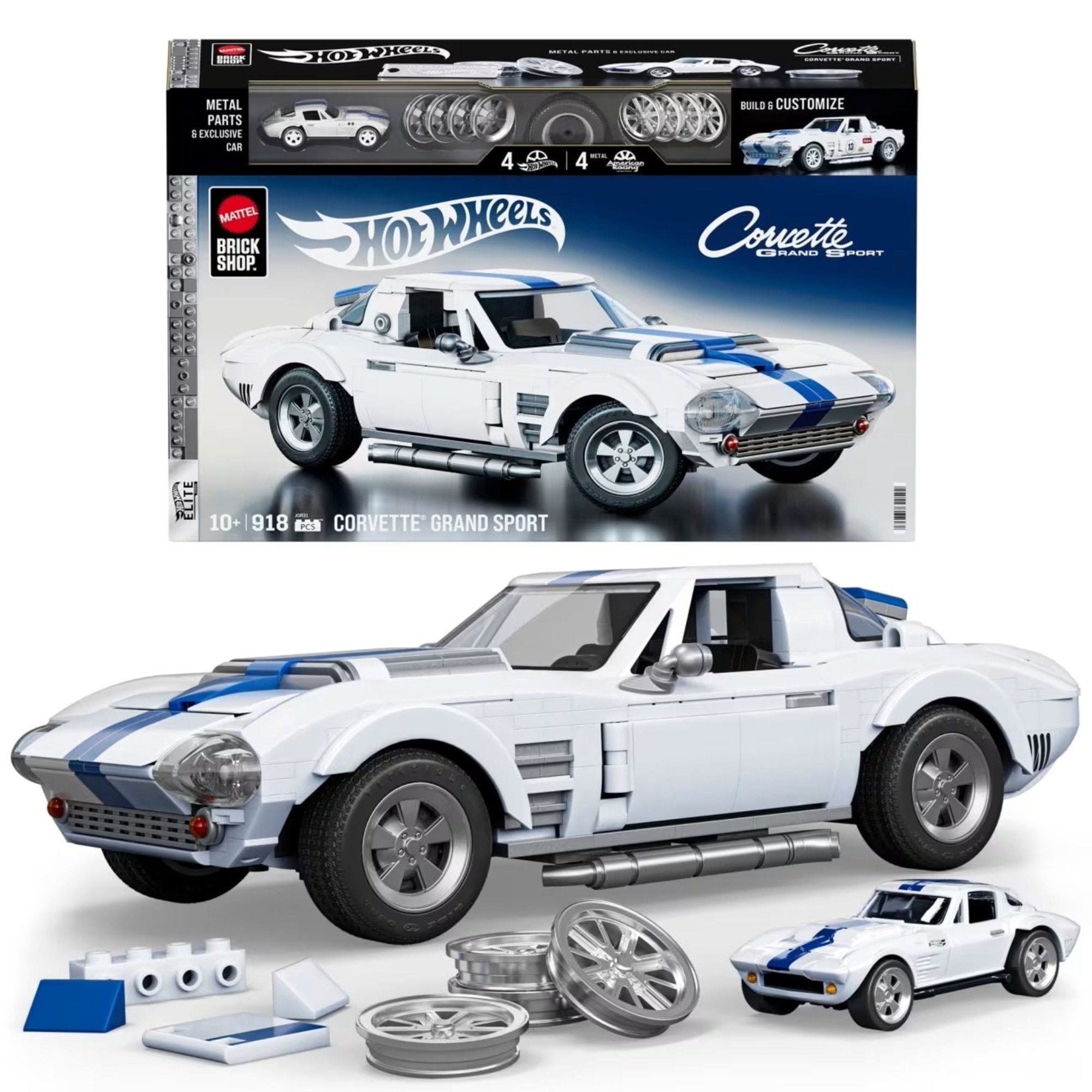 Mattel Brick Shop - Auto Elite Corvette Grand Sport