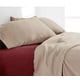 thumbnail image 2 of Sábanas Polar Lisa Composé 1.5 Plazas / Beige-Burdeo – Doral, 2 of 3