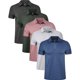 thumbnail image 1 of Pack de 5 poleras polo para hombre, 95 % poliéster y 5 % spandex, 1 of 3