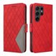 thumbnail image 2 of Funda Cartera para Samsung Galaxy S24 Ultra con Tarjetero Soporte y Correa Rojo, 2 of 6