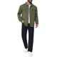 thumbnail image 2 of Chaqueta casual de hombre con botones, mangas largas, estilo camionero para uso diario, talla L, color verde, 2 of 6