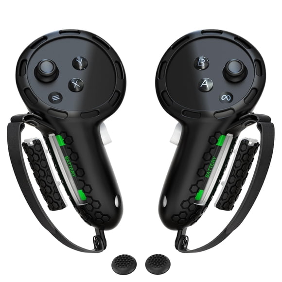 Empuñaduras para controladores AMZDM para Meta Quest 3S con correas