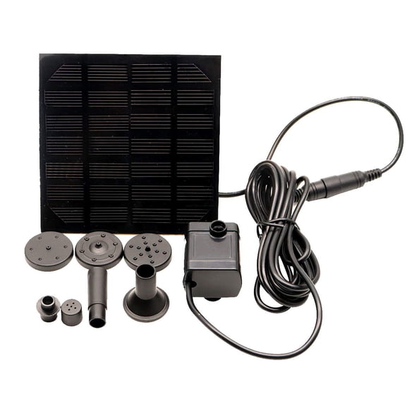 Bomba solar para fuente Hovico 7V 1.4W para estanque exterior