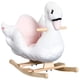 thumbnail image 1 of Caballito Mecedor Qaba de Peluche con Diseño de Cisne para Niños 18 meses +, 1 of 9