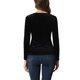 thumbnail image 3 of INSPIRE CHIC Tops de terciopelo de Halloween para mujeres con cuello de corazón, elegante camiseta de manga larga XS Negro, 3 of 6