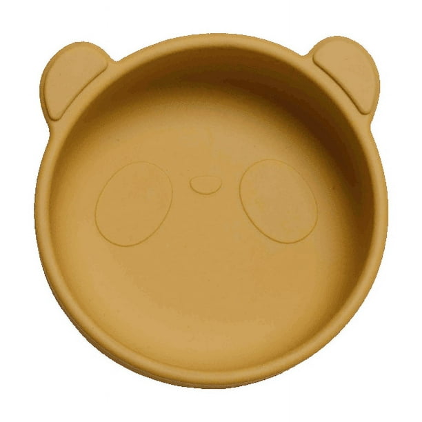 Children Silicone Bowl Panda Baby Feeding Dishes BPA Free